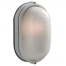  305113WH-132EB - Outdoor Cast Aluminum Marine Light - in White finish with Frosted Glass (Wall or Ceiling Mount)